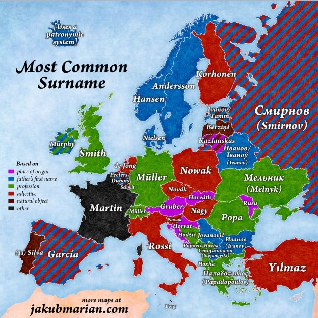 sobrenomes-mais-comuns-na-europa